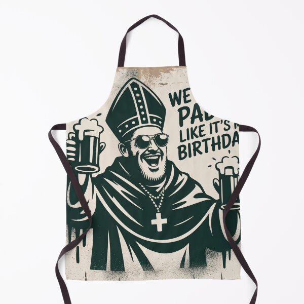 Item preview, Vintage Saint Patrick Stencil Art Beer Toast designed and sold by Bloomkept.