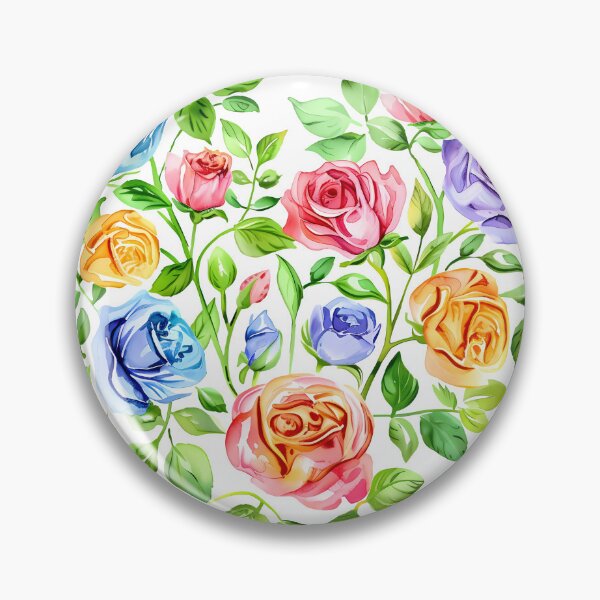 Item preview, Heart Shaped Multi-Color Rose Bouquet - Vibrant Romantic Floral Art Print designed and sold by DesignArtist.ia.