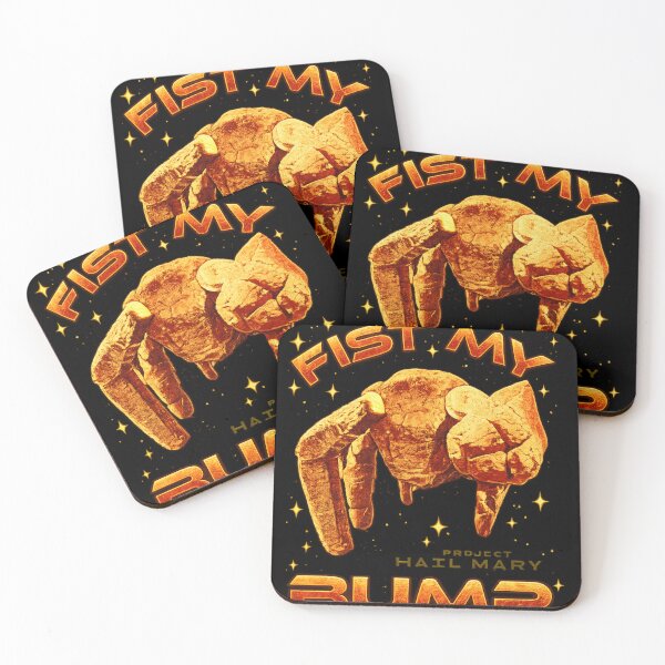 Item preview, Project Hail Mary Fist My Bump Rocky The Alien Poster designed and sold by Tbinl.