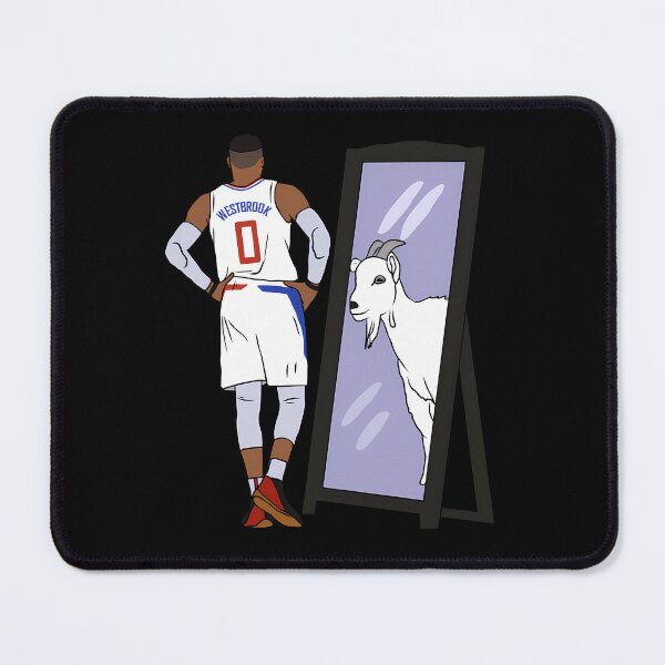 Item preview, Russell Westbrook Mirror GOAT (LAC) designed and sold by OfficialChippie.