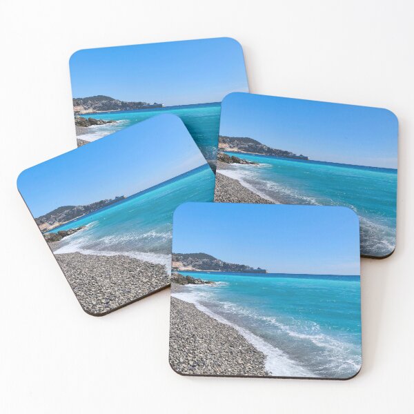 Item preview, Nice. Turquoise Mediterranean Sea and Pebble Beach designed and sold by Kainicram.