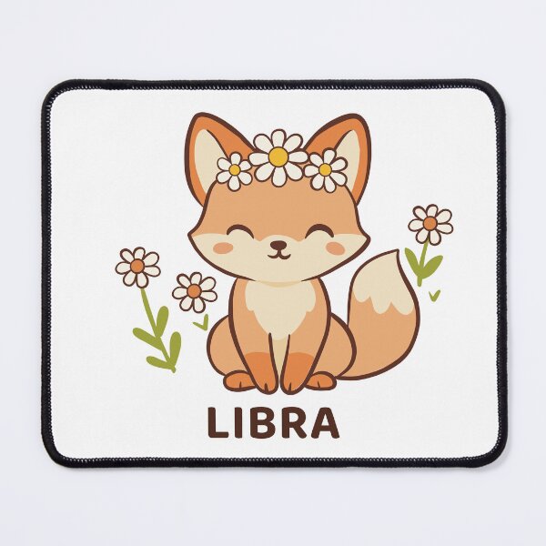 Item preview, Cute Fox Libra Zodiac illustration designed and sold by MJ ART.