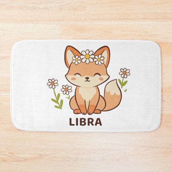 Item preview, Cute Fox Libra Zodiac illustration designed and sold by MJ ART.