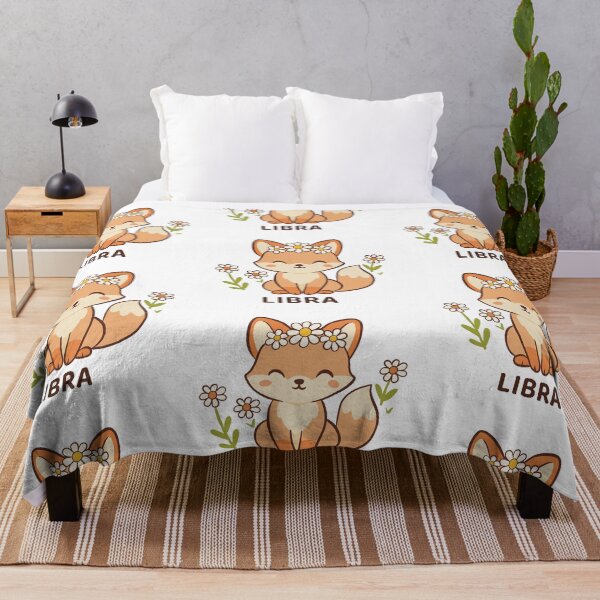 Item preview, Cute Fox Libra Zodiac illustration designed and sold by MJ ART.