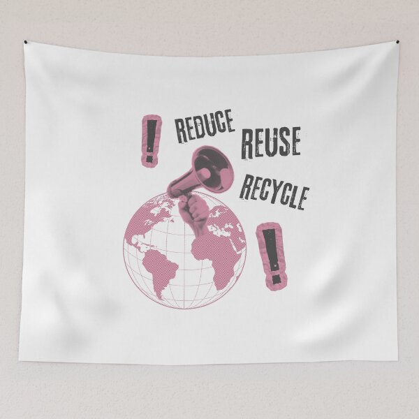 Item preview, reduce, reuse, recycle // earth day designed and sold by zlivy.