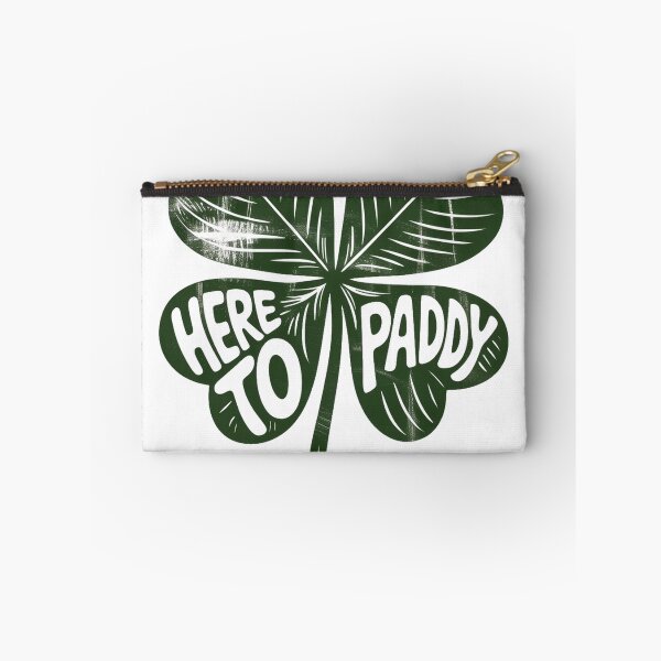 Item preview, Distressed Four Leaf Clover Linocut Print designed and sold by Bloomkept.