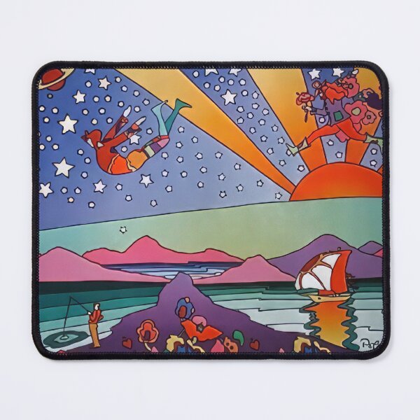 Item preview, peter max (39) - Peter Max Style Psychedelic Pop Art — Bold Colors Cosmic Retro 60s Print designed and sold by KirstenShShop.