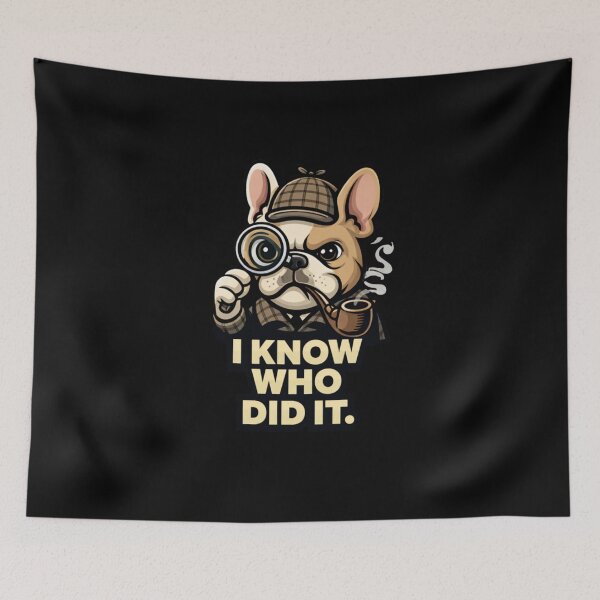 Item preview, Funny Detective Dog Shirt I Know Who Did It Humor designed and sold by Motivora.