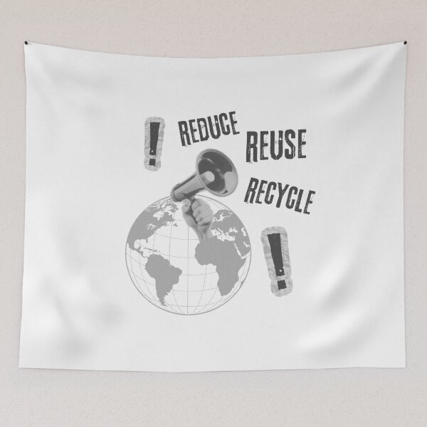 Item preview, reduce, reuse, recycle // earth day designed and sold by zlivy.