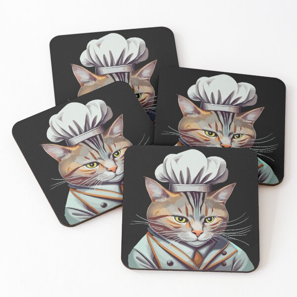 Item preview, Cute Chef Cat Design for Cat Lovers Gift designed and sold by CyfroweMysli.