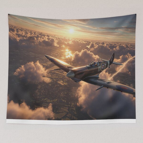 Item preview, Flight Through Ember Skies designed and sold by Skyframe Aviation.