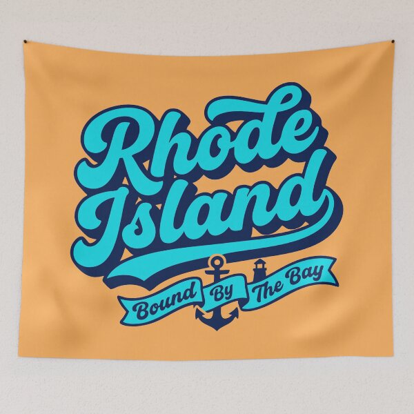 Item preview, Retro Rhode Island Bound By The Bay Vintage Nautical Script Aesthetic designed and sold by Cozy-Old-Pub.