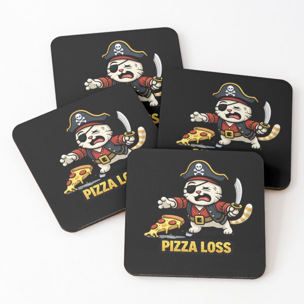 Item preview, Funny Pirate Cat Shirt Pizza Loss Food Humor designed and sold by Motivora.