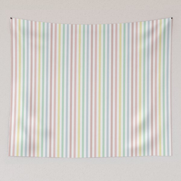 Item preview, Soft Pastel Pinstripe Decor | Minimal Vertical Stripe Design designed and sold by Mellowtint Studio.