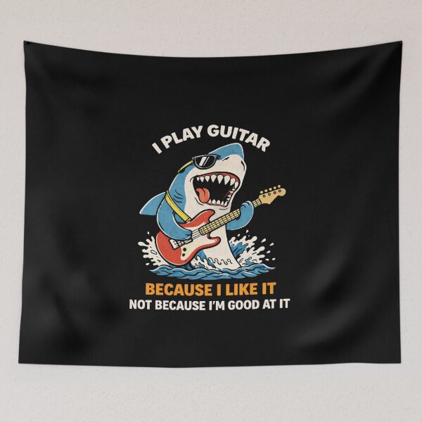 Item preview, I Play Guitar Because I Like It Not Because I'm Good At It  Funny Guitar Player Shirt, Musician Humor Tee, Guitar Meme Shirt, Guitarist Gift designed and sold by VibeOffline Studio.