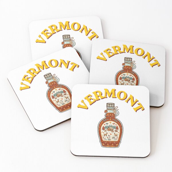Item preview, Vermont Maple Syrup Bottle - Vintage Folk Art Illustration designed and sold by PeerMstudio.