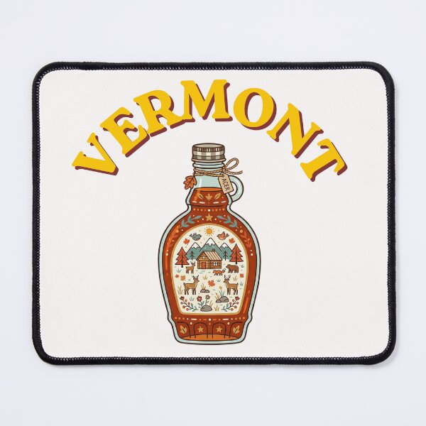 Item preview, Vermont Maple Syrup Bottle - Vintage Folk Art Illustration designed and sold by PeerMstudio.