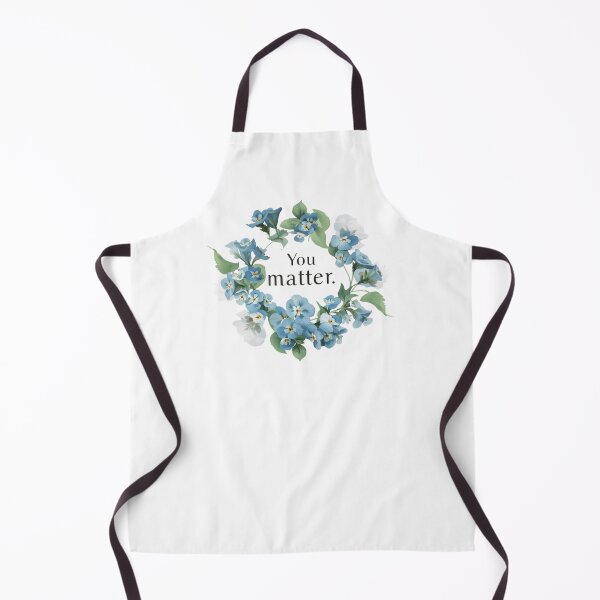 Item preview, You matter blue flowers designed and sold by uunaa.