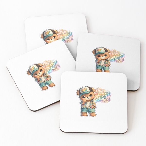 Item preview, Believe in Your Magic – Kawaii Swag Teddy Bear Aesthetic Design designed and sold by SparkVault.