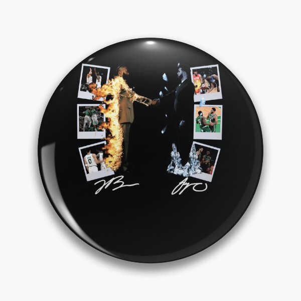Item preview, Jaylen Brown & Jayson Tatum Fire and Ice  designed and sold by jaforahmed29.