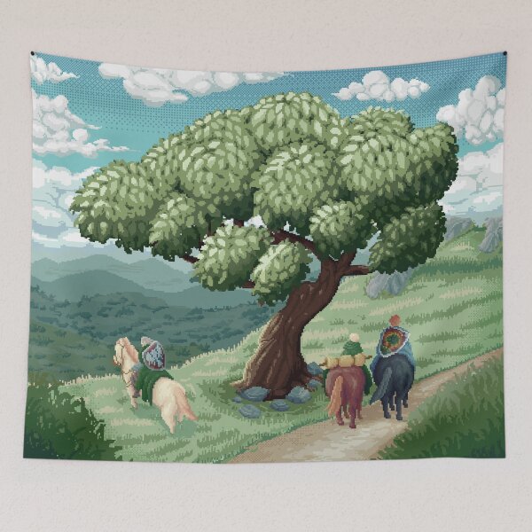 Item preview, A Knight of the Seven Kingdom Pixel Art designed and sold by PinkbeanArt.