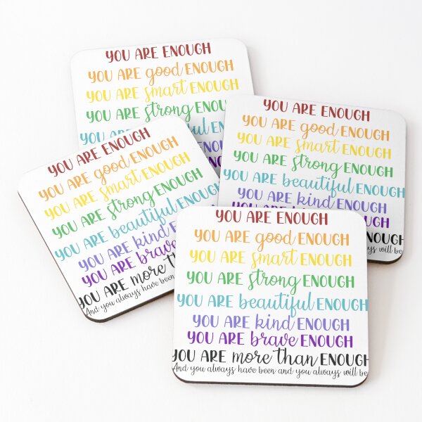 Item preview, You Are Enough designed and sold by SuperFloofRes.