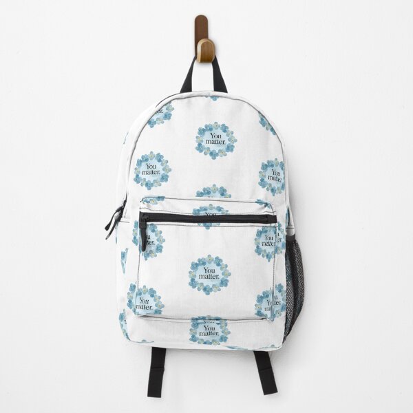 Item preview, You matter blue flowers designed and sold by uunaa.