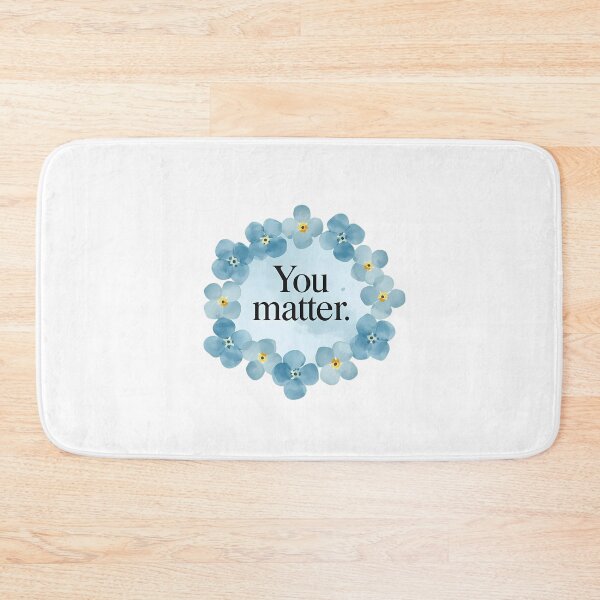 Item preview,  You matter blue flowers designed and sold by uunaa.
