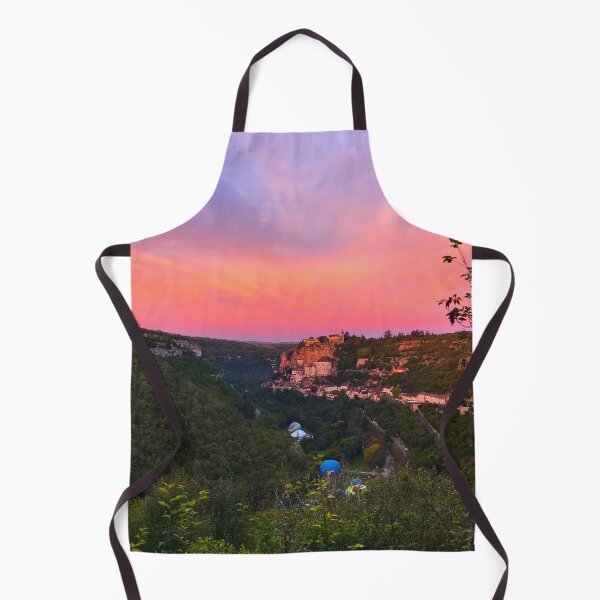 Item preview, Hot Air Balloons over Rocamadour at Sunrise designed and sold by Kainicram.