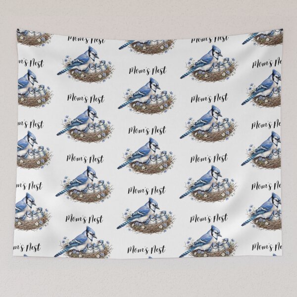 Item preview, Mom's Nest - Blue Jay designed and sold by Roy & Tiffany.