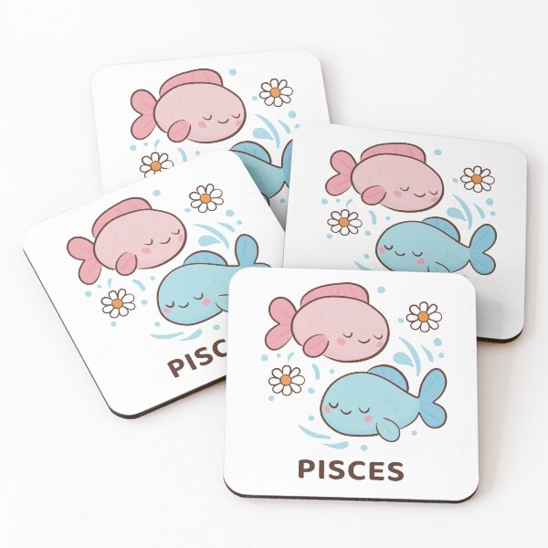 Item preview, Cute Pisces Zodiac Fish illustration designed and sold by MJ ART.