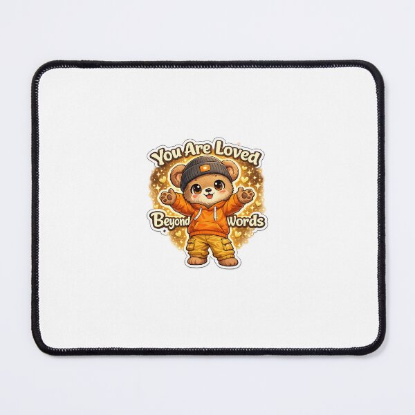Item preview, You Are Loved Beyond Words – Sassy Teddy Bear Streetwear Design designed and sold by SparkVault.