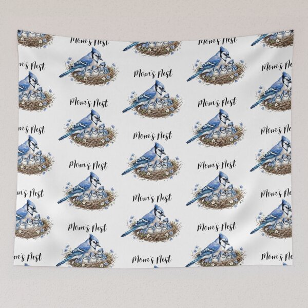 Item preview, Mom's Nest - Blue Jay designed and sold by Roy & Tiffany.