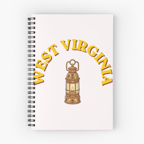 Item preview, West Virginia Miner Lantern - Vintage Folk Art Illustration designed and sold by PeerMstudio.