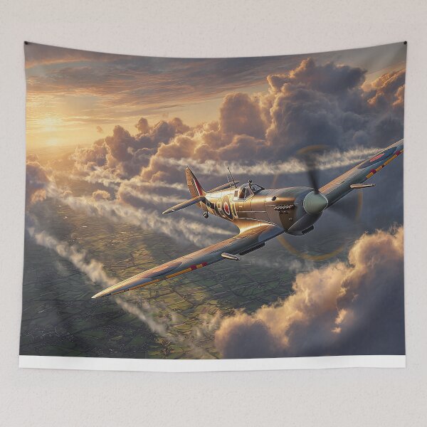 Item preview, The Spitfires Final Glow designed and sold by Skyframe Aviation.