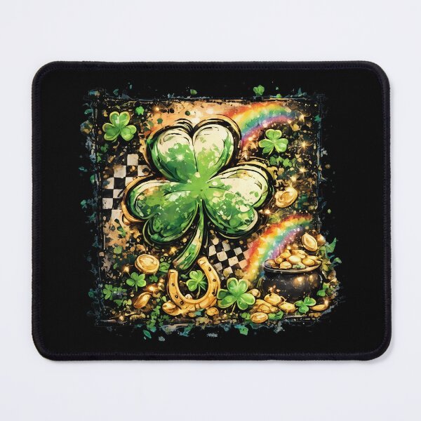 Item preview, Lucky Clover Pot of Gold St. Paddy Graphic designed and sold by OlyvieArt.