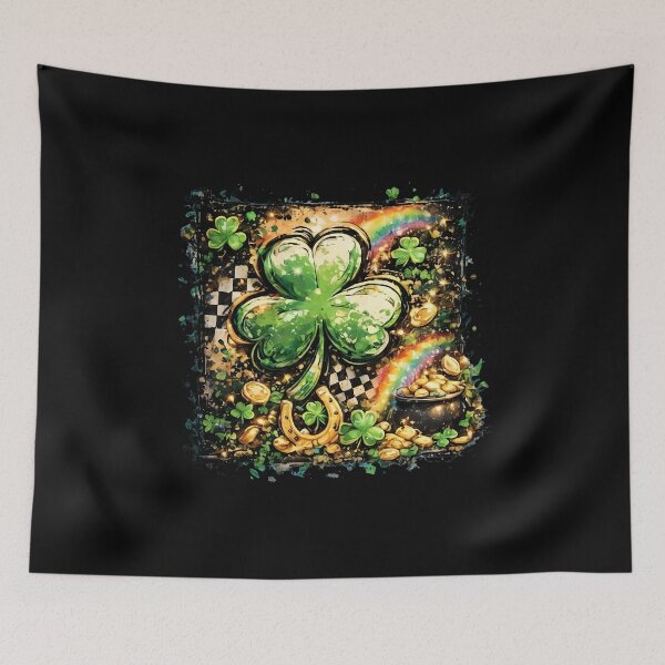 Item preview, Lucky Clover Pot of Gold St. Paddy Graphic designed and sold by OlyvieArt.