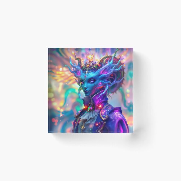 Item preview, A mystical glow at the heart of a cosmic masquerade designed and sold by KunstGeist.
