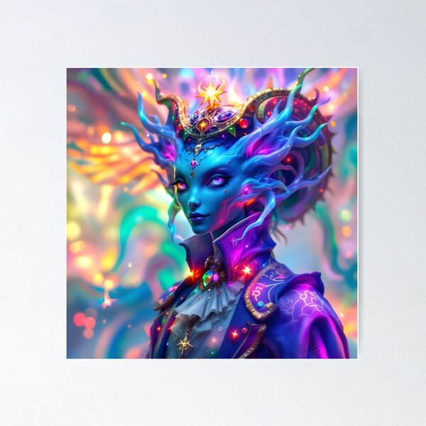 Item preview, A mystical glow at the heart of a cosmic masquerade designed and sold by KunstGeist.