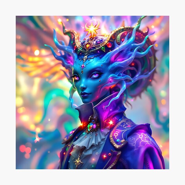 Item preview, A mystical glow at the heart of a cosmic masquerade designed and sold by KunstGeist.