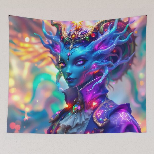 Item preview, A mystical glow at the heart of a cosmic masquerade designed and sold by KunstGeist.