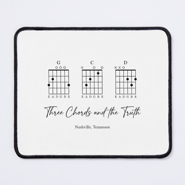 Item preview, Three Chords And The Truth Nashville Tennessee Guitar Chords designed and sold by Fenay Designs.