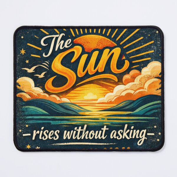 Item preview, THE SUN RISES WITHOUT ASKING—SO CAN YOU | VINTAGE SUNRISE INSPIRATION designed and sold by PAS.