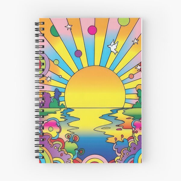 Item preview, peter max (45) - Peter Max Style Psychedelic Pop Art — Bold Colors Cosmic Retro 60s Print designed and sold by KirstenShShop.