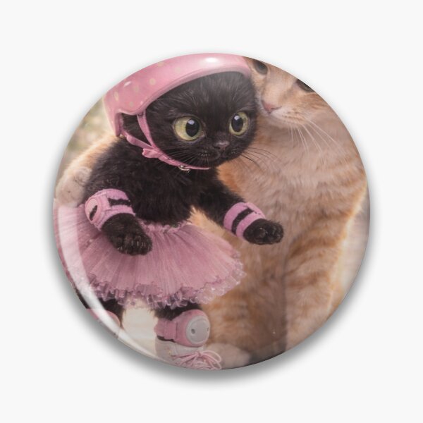 Item preview, Baby Cat First Steps on Skates designed and sold by LovelyCatGalaxy.