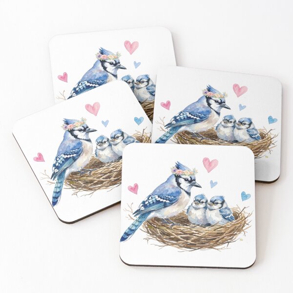 Item preview, Blue Jay Family designed and sold by Roy & Tiffany.