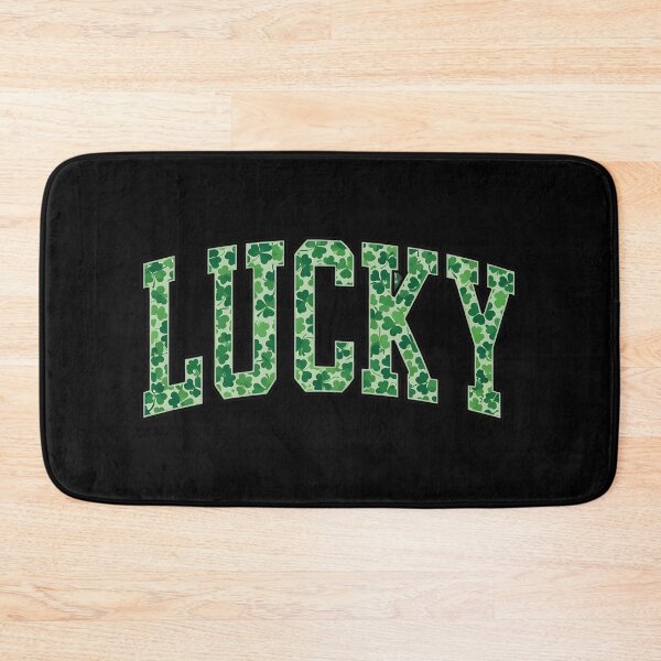 Item preview, LUCKY Shamrock Varsity Style T-Shirt Gift designed and sold by OlyvieArt.