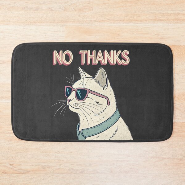 Item preview, No Thanks Cat – Politely Declined designed and sold by Artiviose.