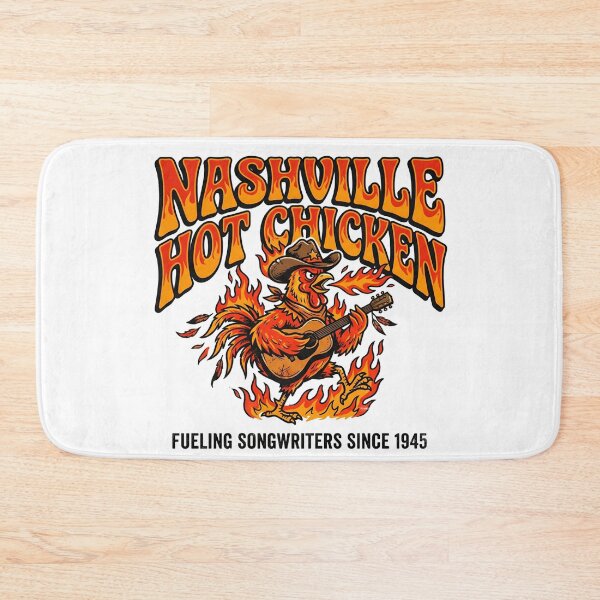 Item preview, Nashville Hot Chicken Fueling Songwriters Since 1945 Guitar designed and sold by Fenay Designs.