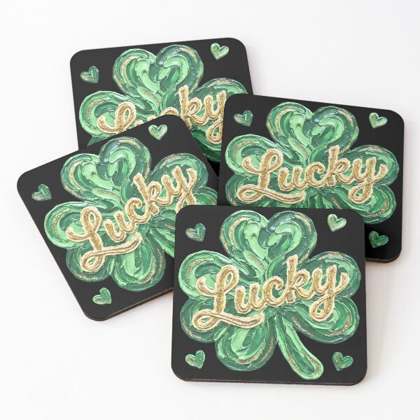 Item preview, Textured Lucky Clover St. Patrick's Day Tee designed and sold by OlyvieArt.